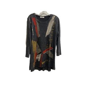 Jess and Jane Abstract Tunic Top